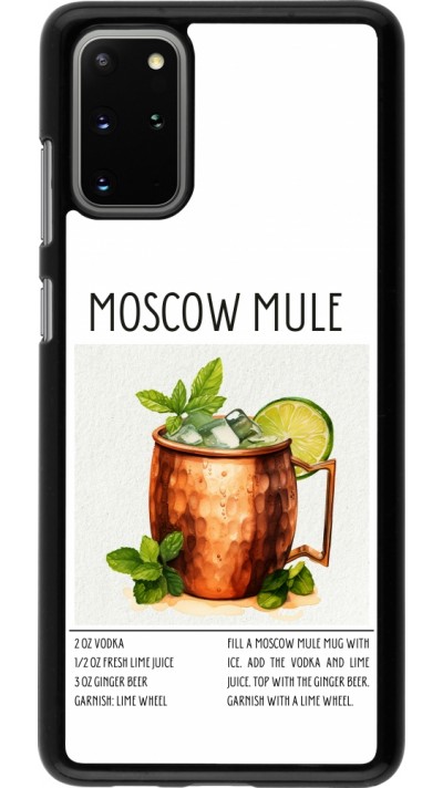 Samsung Galaxy S20+ Case Hülle - Cocktail Rezept Moscow Mule