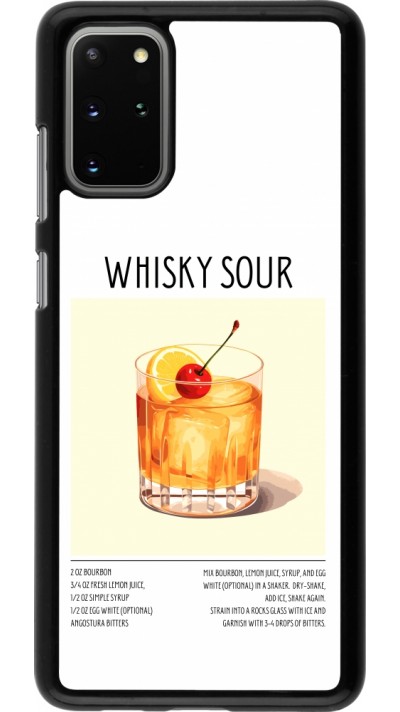 Samsung Galaxy S20+ Case Hülle - Cocktail Rezept Whisky Sour