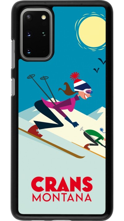 Samsung Galaxy S20+ Case Hülle - Crans-Montana Ski Downhill