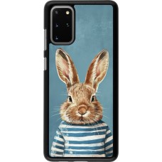 Coque Samsung Galaxy S20+ - Easter 2026 Rabbit navy