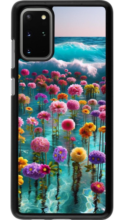 Samsung Galaxy S20+ Case Hülle - Blumenmeer Wellen