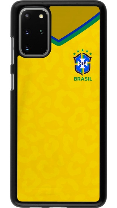 Coque Samsung Galaxy S20+ - Maillot de football Brésil 2022 personnalisable