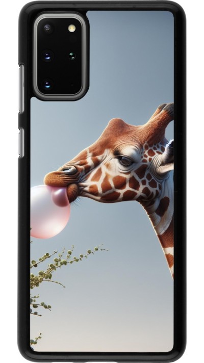 Samsung Galaxy S20+ Case Hülle - Giraffe mit Blase