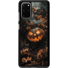 Samsung Galaxy S20+ Case Hülle - Halloween 2025 Pumpkin with flowers