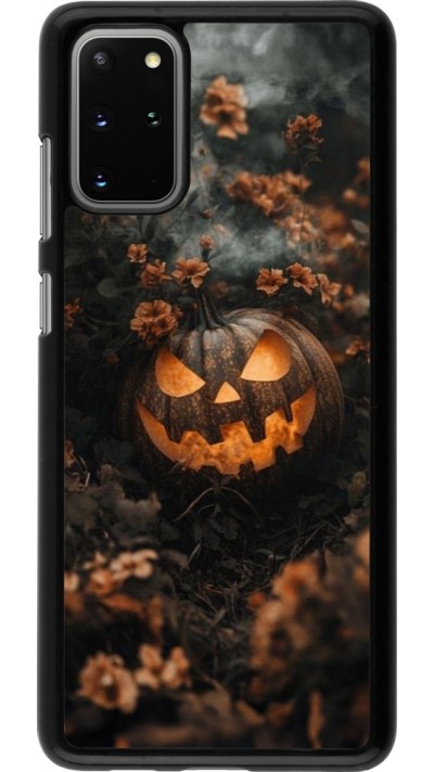Samsung Galaxy S20+ Case Hülle - Halloween 2025 Pumpkin with flowers