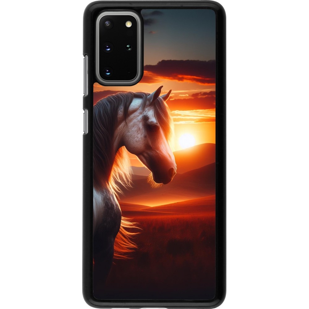 Samsung Galaxy S20+ Case Hülle - Majestätischer Sonnenuntergang Pferd
