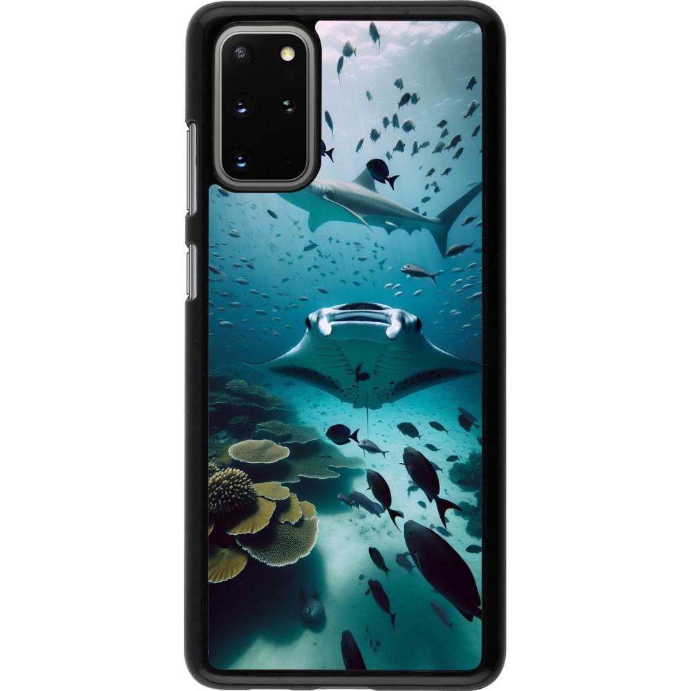 Samsung Galaxy S20+ Case Hülle - Manta Lagune Reinigung
