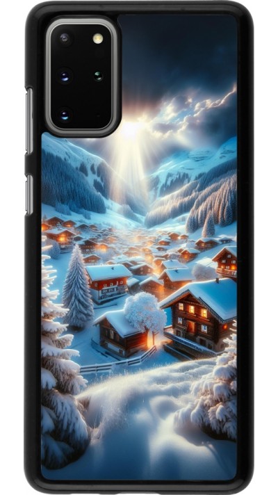 Samsung Galaxy S20+ Case Hülle - Berg Schnee Licht