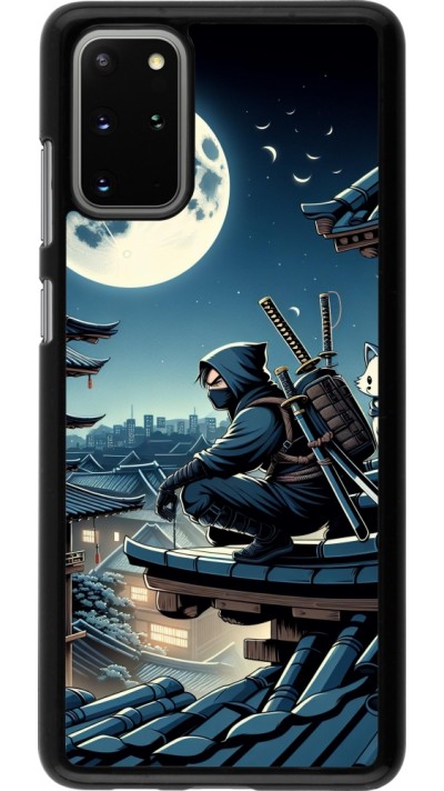 Samsung Galaxy S20+ Case Hülle - Ninja unter dem Mond