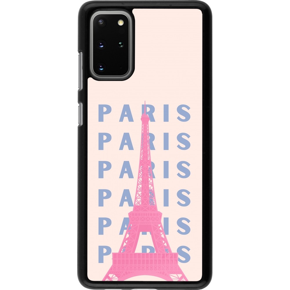 Samsung Galaxy S20+ Case Hülle - Paris Pink Print
