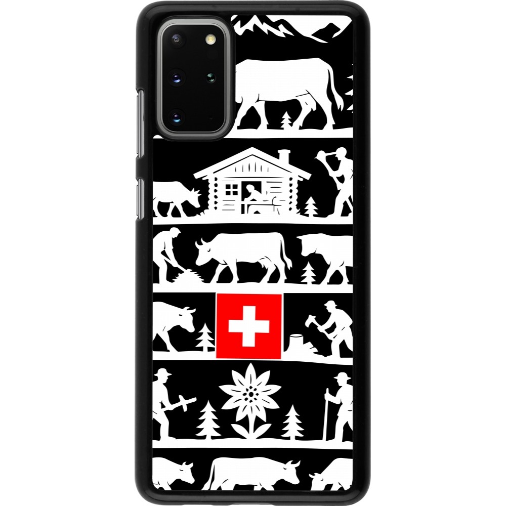 Coque Samsung Galaxy S20+ - Poya Suisse 1 noir