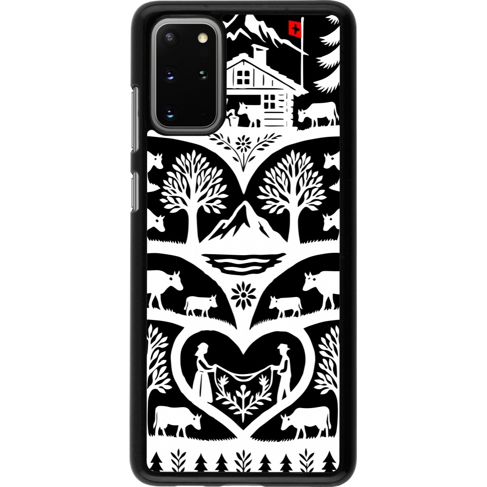 Coque Samsung Galaxy S20+ - Poya Suisse 2 noir