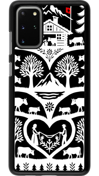 Coque Samsung Galaxy S20+ - Poya Suisse 2 noir