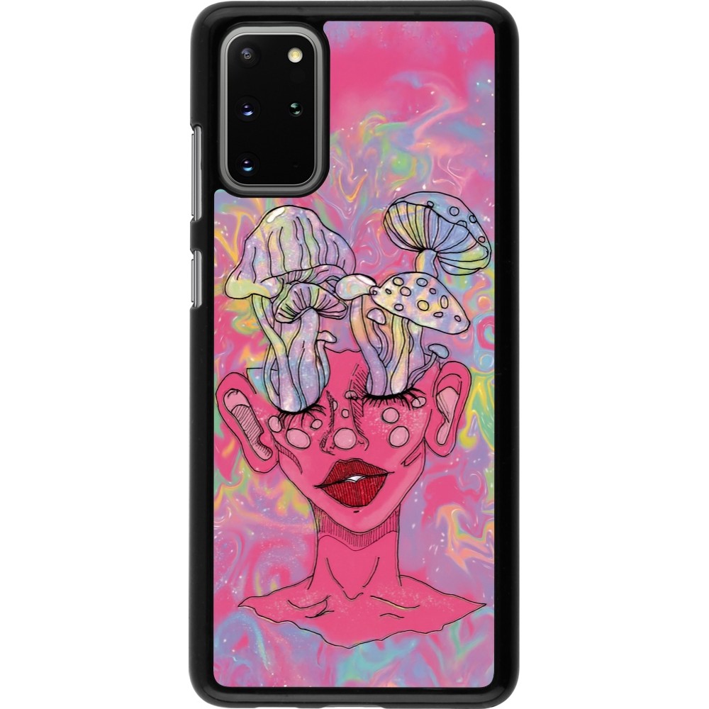 Samsung Galaxy S20+ Case Hülle - Psychedelic pink mushroom