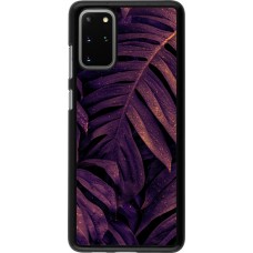 Samsung Galaxy S20+ Case Hülle - Purple Light Leaves