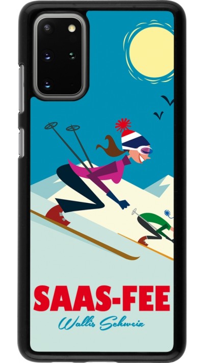 Samsung Galaxy S20+ Case Hülle - Saas-Fee Ski Downhill