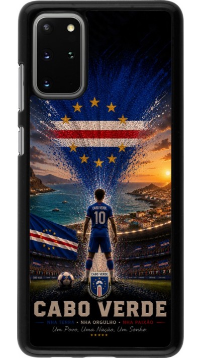 Samsung Galaxy S20+ Case Hülle - Fussball Kap Verde splash 2026