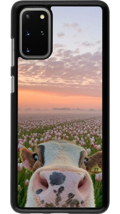Samsung Galaxy S20+ Case Hülle - Cow with tulips Spring 2026