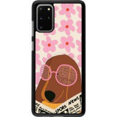Samsung Galaxy S20+ Case Hülle - Dog with newspaper Spring 2026