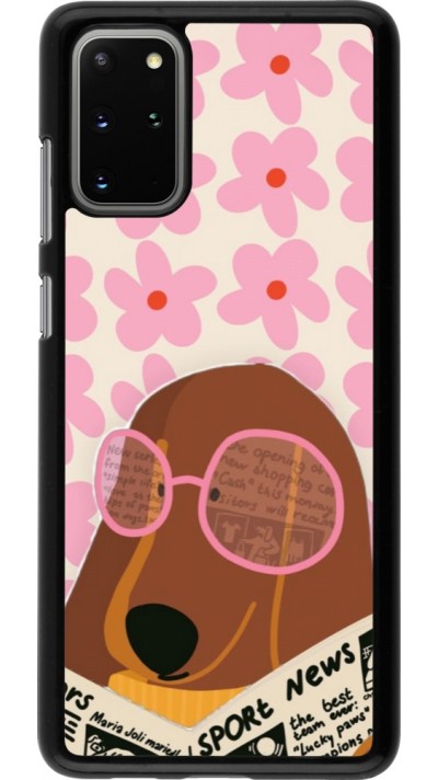 Samsung Galaxy S20+ Case Hülle - Dog with newspaper Spring 2026