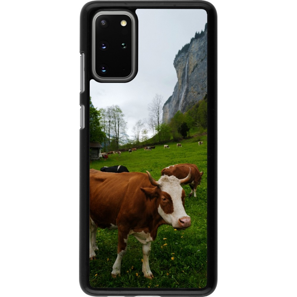 Samsung Galaxy S20+ Case Hülle -  Nationalfeiertag Schweiz Kühe