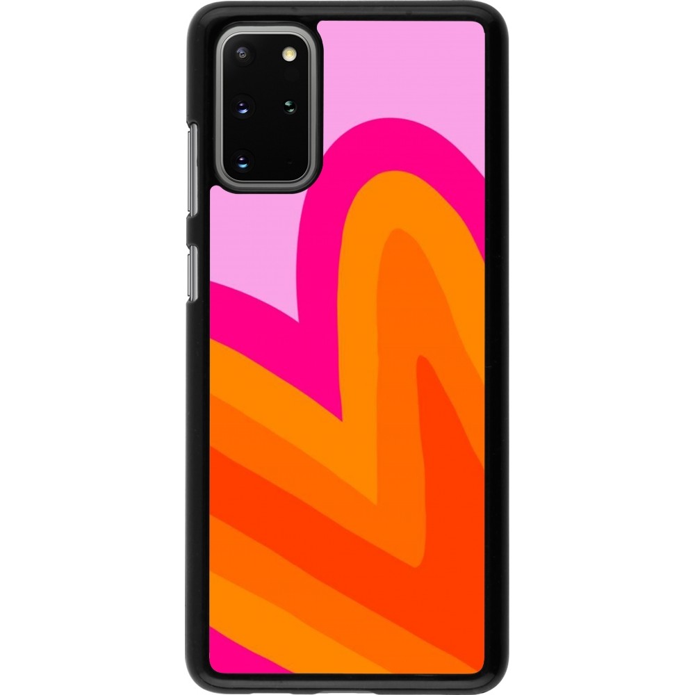 Samsung Galaxy S20+ Case Hülle - Valentine 2024 heart gradient