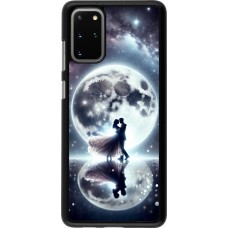 Samsung Galaxy S20+ Case Hülle - Valentin 2024 Liebe unter dem Mond