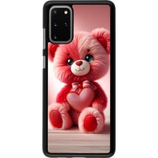 Samsung Galaxy S20+ Case Hülle - Valentin 2024 Rosaroter Teddybär