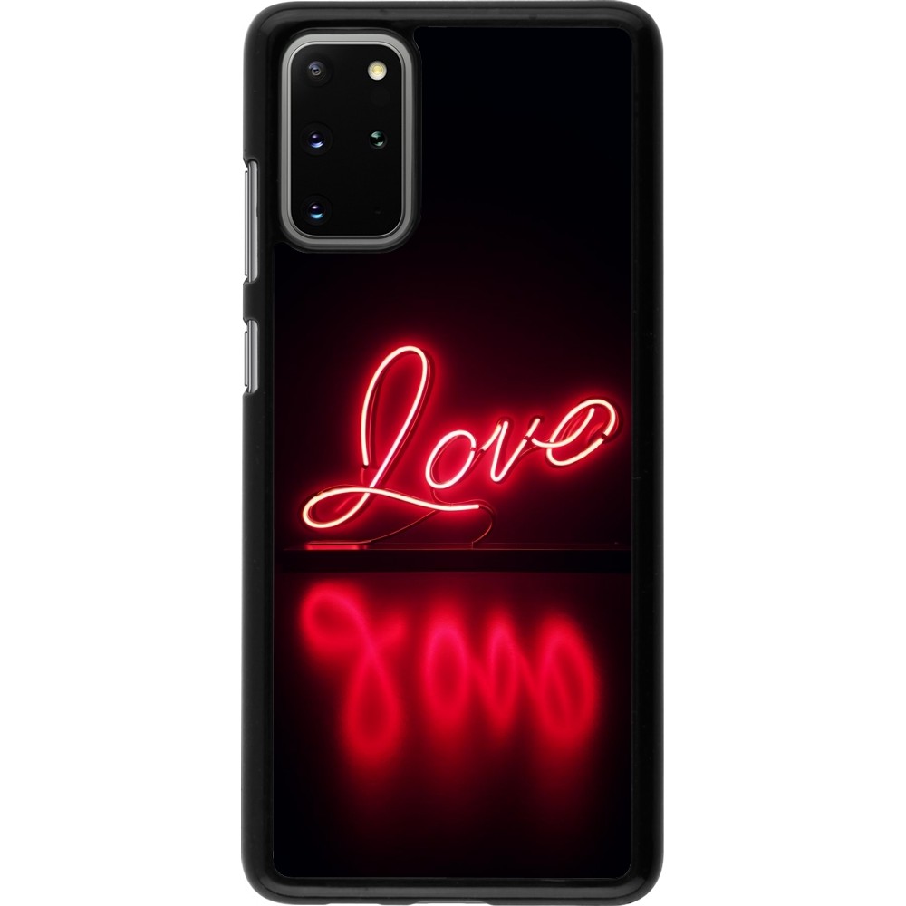 Samsung Galaxy S20+ Case Hülle - Valentine 2025 Neon Liebe