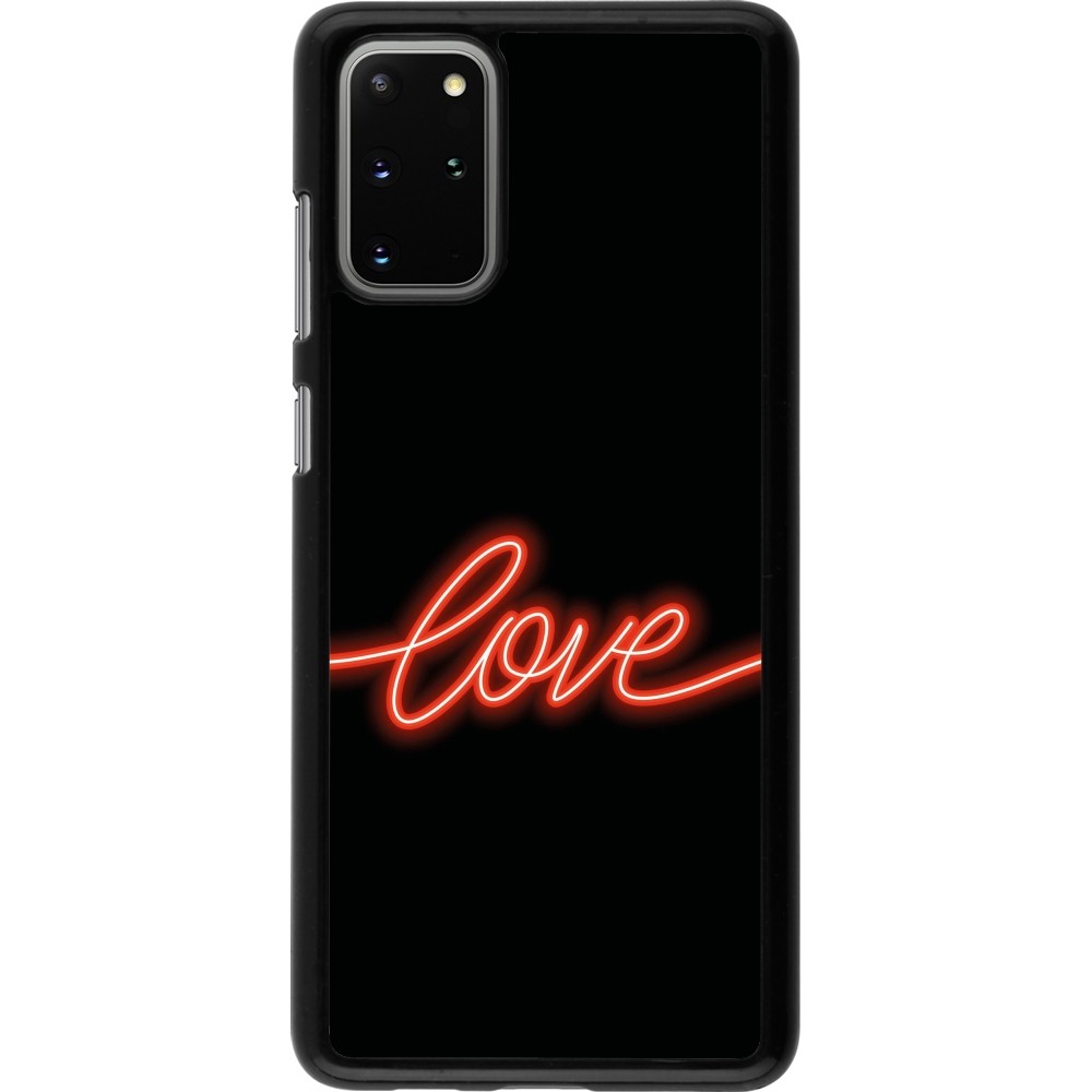 Samsung Galaxy S20+ Case Hülle - Valentine 2023 neon love