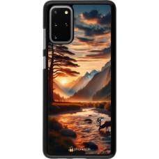 Samsung Galaxy S20+ Case Hülle - Tal Sonnenuntergang Hirsch Baum