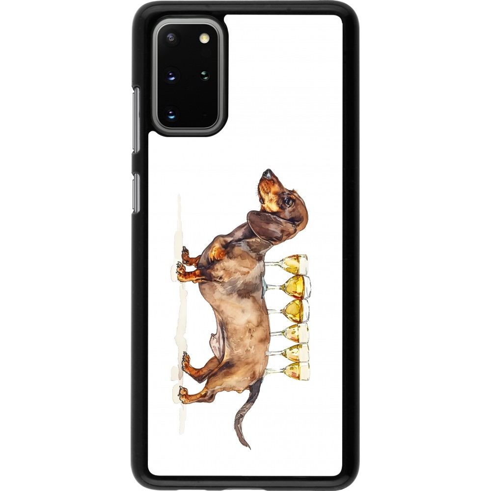 Samsung Galaxy S20+ Case Hülle - Wine Teckel
