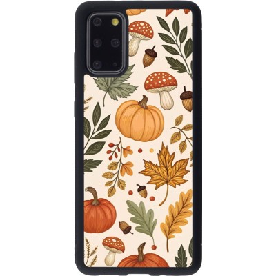 Coque Samsung Galaxy S20+ - Silicone rigide noir Autumn 25 Autumn pattern