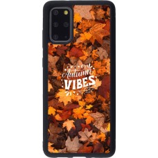 Coque Samsung Galaxy S20+ - Silicone rigide noir Autumn 25 Autumn vibes