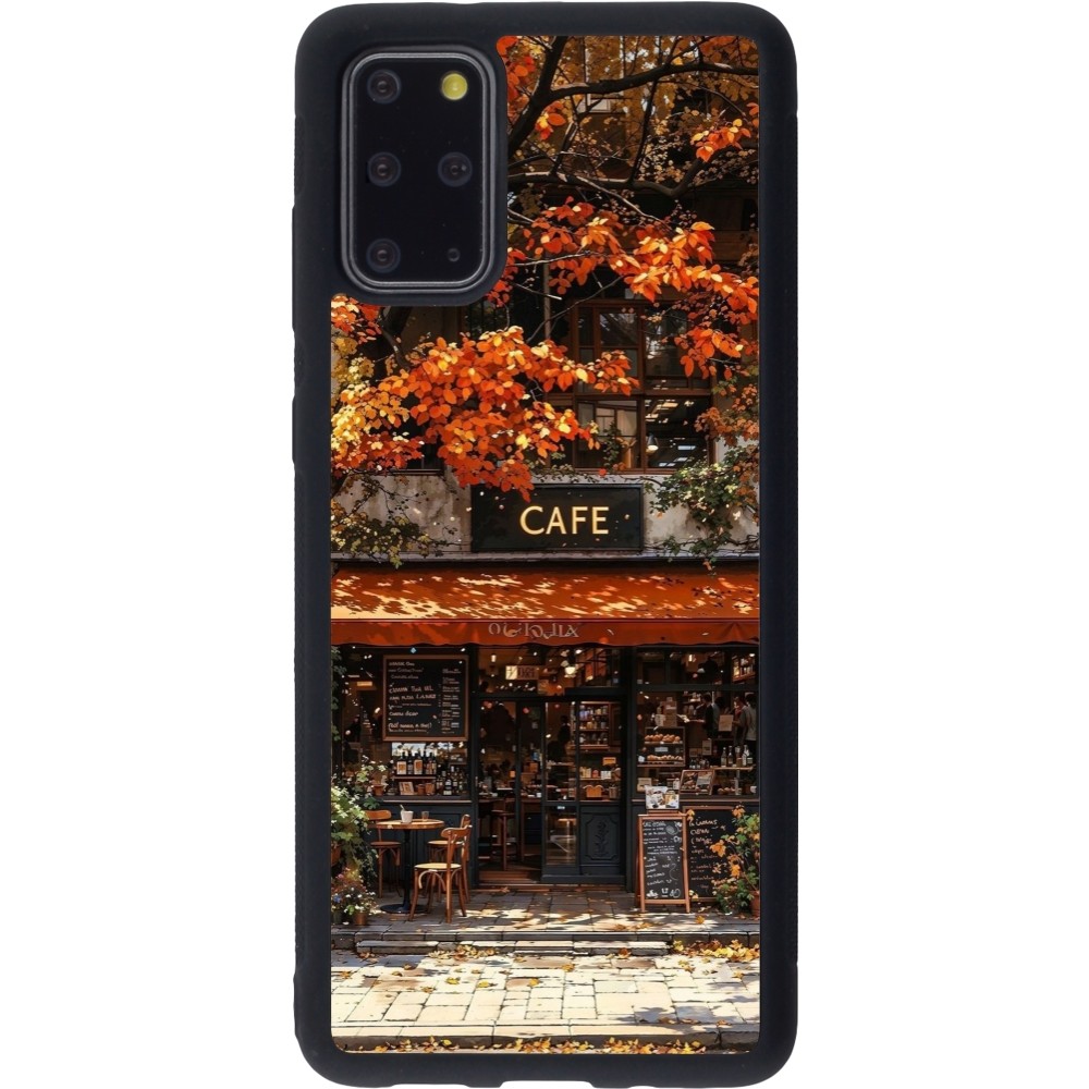 Coque Samsung Galaxy S20+ - Silicone rigide noir Autumn 25 Coffee shop