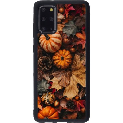 Samsung Galaxy S20+ Case Hülle - Silikon schwarz Autumn 25 Pumpkin