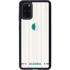 Coque Samsung Galaxy S20+ - Silicone rigide noir Maillot de football Algérie 2026 personnalisable