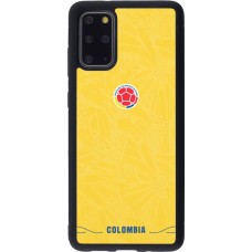 Samsung Galaxy S20+ Case Hülle - Silikon schwarz Kolumbien 2026 personalisierbares Fussballtrikot