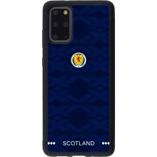Coque Samsung Galaxy S20+ - Silicone rigide noir Maillot de football Ecosse 2026 personnalisable