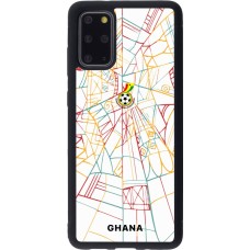 Samsung Galaxy S20+ Case Hülle - Silikon schwarz Ghana 2026 personalisierbares Fussballtrikot