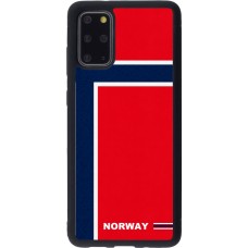 Samsung Galaxy S20+ Case Hülle - Silikon schwarz Norwegen 2026 personalisierbares Fussballtrikot