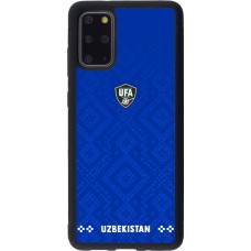 Samsung Galaxy S20+ Case Hülle - Silikon schwarz Usbekistan 2026 personalisierbares Fussballtrikot