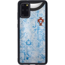 Samsung Galaxy S20+ Case Hülle - Silikon schwarz Portugal Away personalisierbares Fussballtrikot