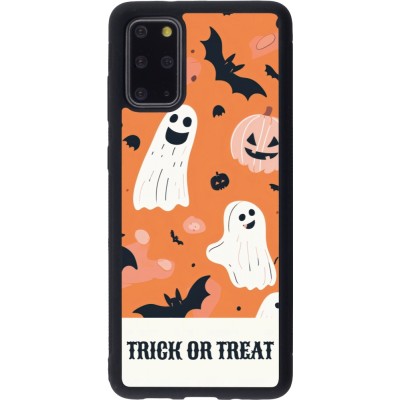 Samsung Galaxy S20+ Case Hülle - Silikon schwarz Halloween 2025 Trick treat