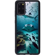 Samsung Galaxy S20+ Case Hülle - Silikon schwarz Manta Lagune Reinigung