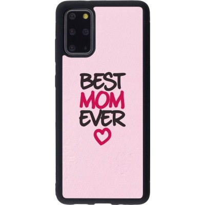 Samsung Galaxy S20+ Case Hülle - Silikon schwarz Mom 2023 best Mom ever pink