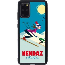Samsung Galaxy S20+ Case Hülle - Silikon schwarz Nendaz Ski Downhill