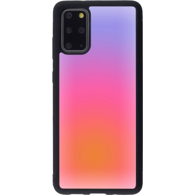 Samsung Galaxy S20+ Case Hülle - Silikon schwarz Orange Pink Blue Gradient