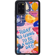 Samsung Galaxy S20+ Case Hülle - Silikon schwarz Preppy Today is Going to be a good day