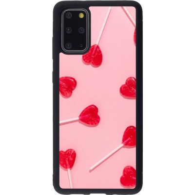 Samsung Galaxy S20+ Case Hülle - Silikon schwarz Saint Valentines Day 26 Lollipop